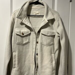 Cream Button-Up Jacket